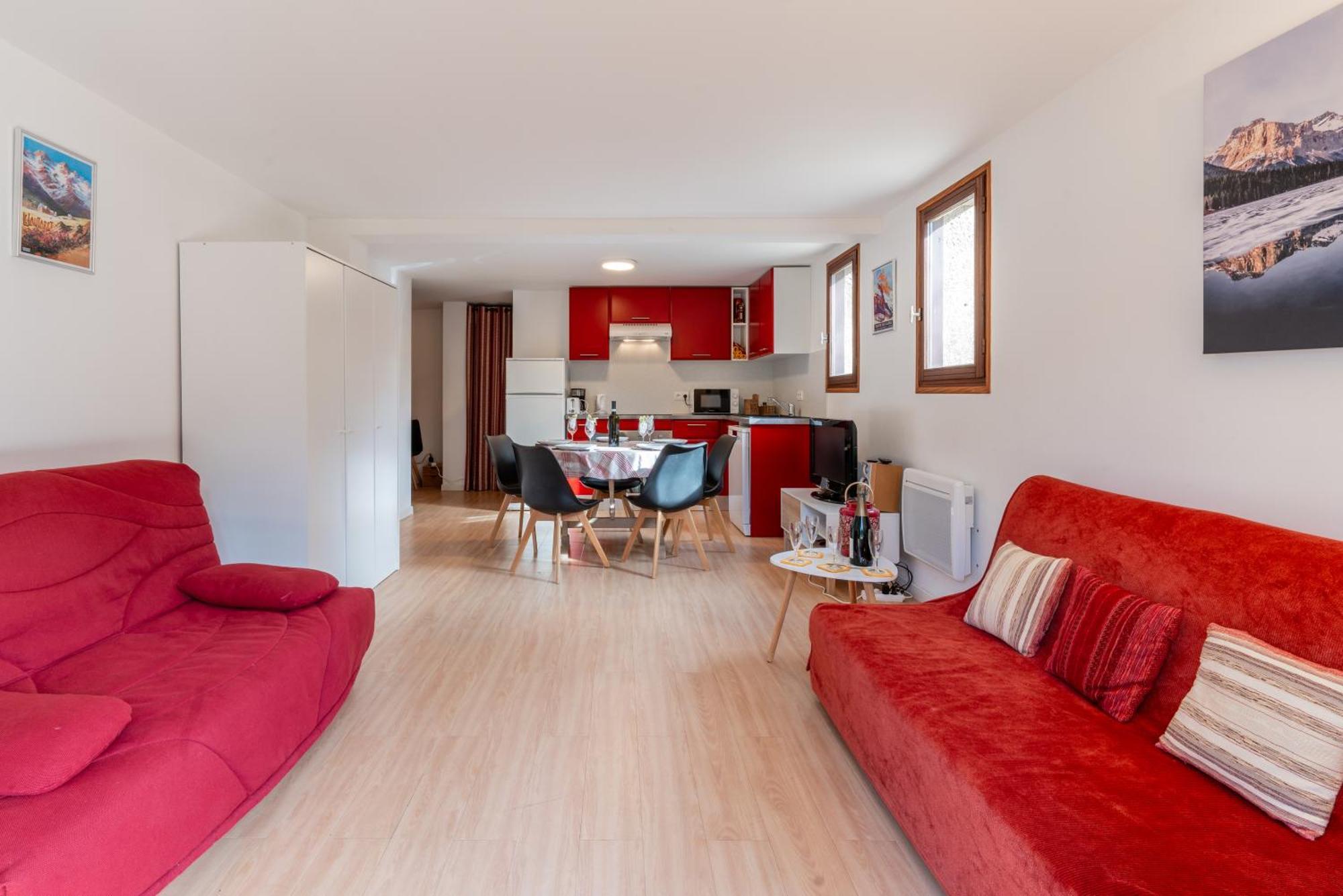 Serre Chevalier Studio 30 M2 Coin Montagne A 8 Minutes Des Pistes Saint Chaffrey Bagian luar foto