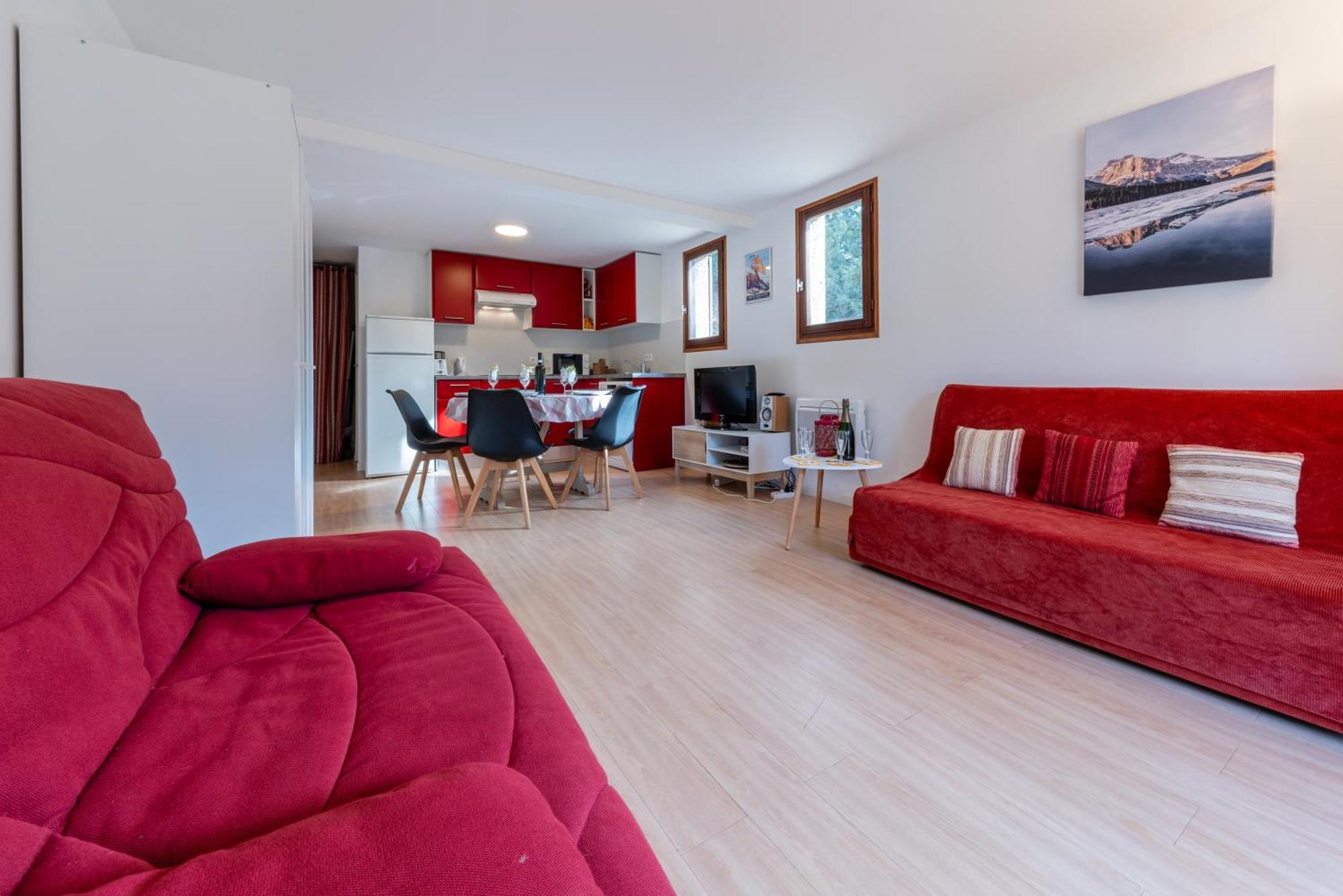 Serre Chevalier Studio 30 M2 Coin Montagne A 8 Minutes Des Pistes Saint Chaffrey Bagian luar foto