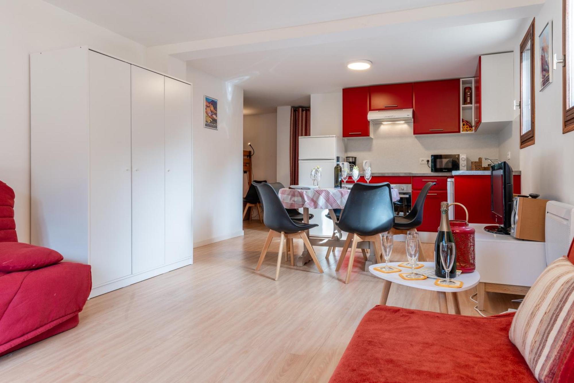Serre Chevalier Studio 30 M2 Coin Montagne A 8 Minutes Des Pistes Saint Chaffrey Bagian luar foto